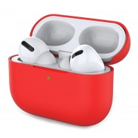 Чехол для Airpods Pro Silicone Case Scarlet
