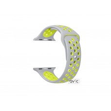 Ремешок Nike+ Apple Watch 42mm Silver Volt Sport Band