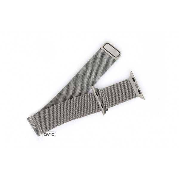 Ремешок для Apple Watch 38mm Milanese Loop Band Silver