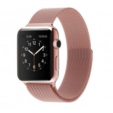 Ремешок для Apple Watch 42mm Milanese Loop Band Rose Gold