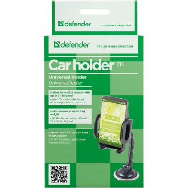 Автодержатель Defender Car holder 111 for mobile devices (29111)