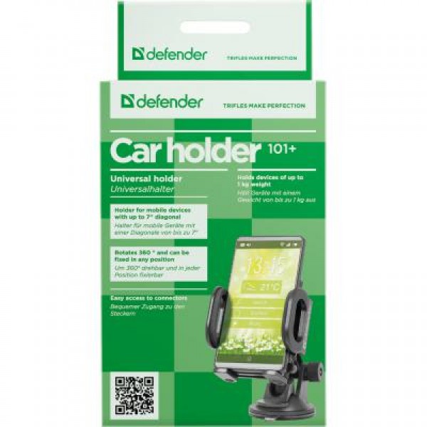 Автодержатель Defender Car holder 101 for mobile devices (29101)