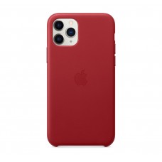 Чехол для Apple iPhone 11 Pro Leather Case Red Copy