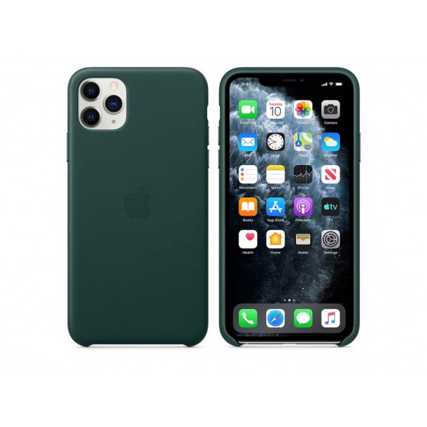 Чехол для смартфона Apple iPhone 11 Pro Max Leather Case - Forest Green (MX0C2)
