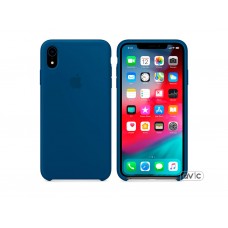 Чехол для Apple iPhone XR Silicone Case Midnight Blue Copy