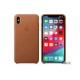 Чехол для Apple iPhone XS Max Leather Case Saddle Brown (MRWV2)