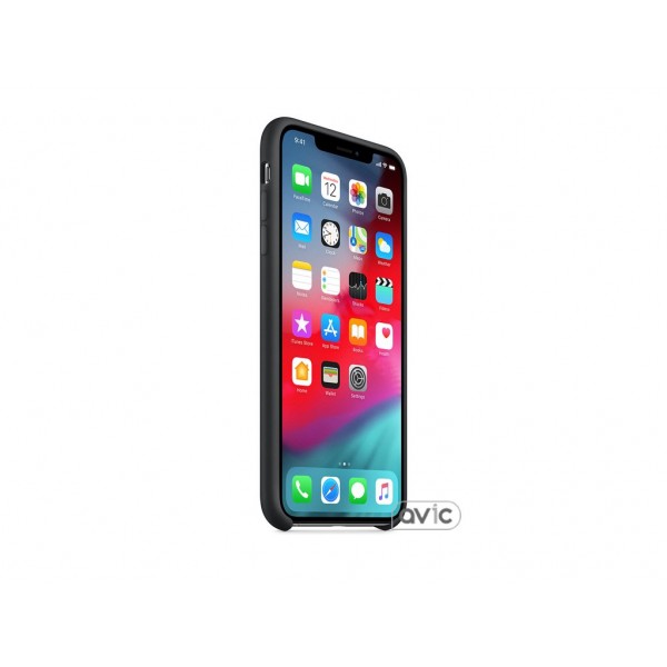 Чехол для Apple iPhone XS Max Silicone Case Black Copy