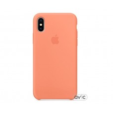 Чехол для Apple iPhone X Silicone Case Peach Copy