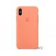 Чехол для Apple iPhone X Silicone Case Peach Copy