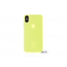Чехол для Apple iPhone X Silicone Case Lime Copy