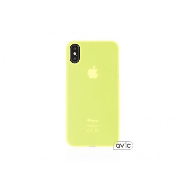 Чехол для Apple iPhone X Silicone Case Lime Copy