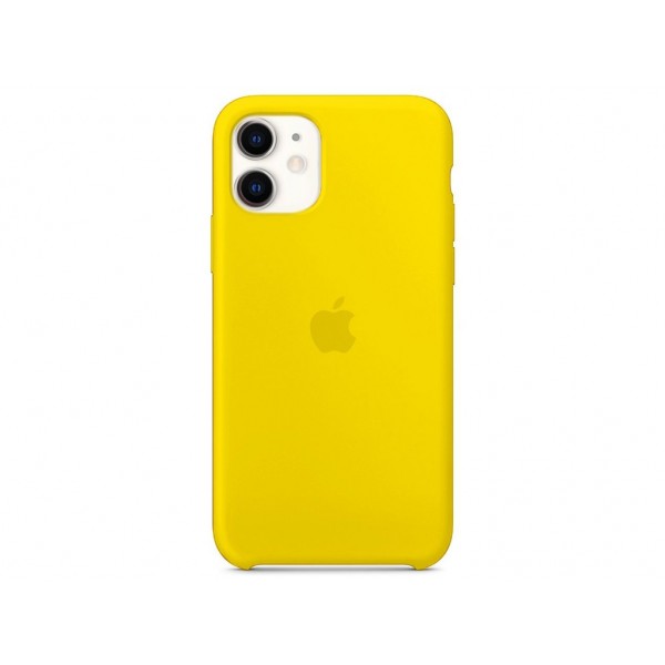 Чехол для Apple iPhone 11 Silicone Case Yellow Copy