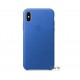 Чехол для Apple iPhone X Leather Case Electric Blue (MRGG2)