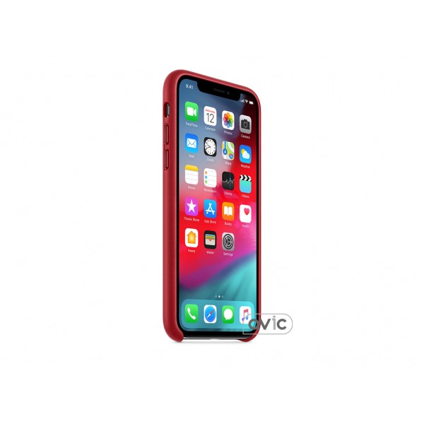 Чехол для Apple iPhone XS Leather Case PRODUCT RED (MRWK2)