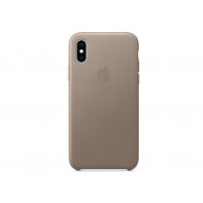 Чехол для Apple iPhone XS Leather Case Taupe Copy