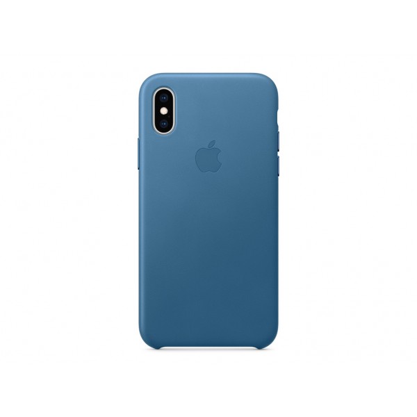 Чехол для Apple iPhone XS Leather Case Cape Cod Blue Copy