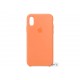 Чехол для Apple iPhone XS Max Silicone Case Papaya Copy