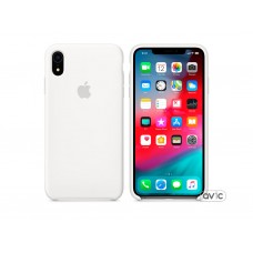 Чехол для Apple iPhone XR Silicone Case White Copy