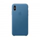 Чехол для Apple iPhone XS Max Leather Case Cape Cod Blue Copy