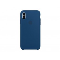 Чехол для Apple iPhone X Silicone Case Ocean Blue Copy