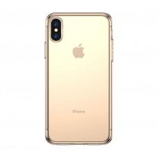 Чехол для Apple iPhone XS Baseus Силиконовый gold