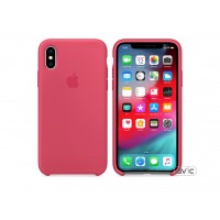 Чехол для Apple iPhone XS Silicone Case Hibiscus Copy