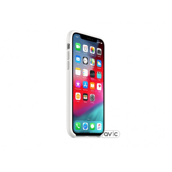 Чехол для Apple iPhone XS Silicone Case White (MRW82)