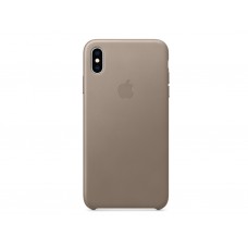 Чехол для Apple iPhone XS Max Leather Case Taupe Copy