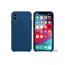 Чехол для Apple iPhone XS Silicone Case Blue Horizon Copy