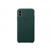 Чехол для Apple iPhone XS Leather Case Forest Green Copy