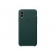 Чехол для Apple iPhone XS Leather Case Forest Green Copy