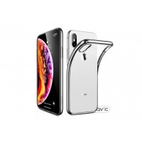 Бампер силикон прозрачный для iPhone XS/X