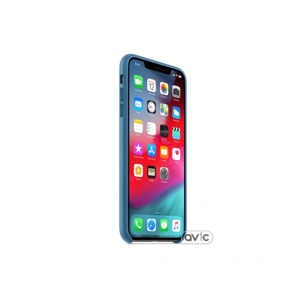 Чехол для Apple iPhone XS Max Leather Case Cape Cod Blue (MTEW2)
