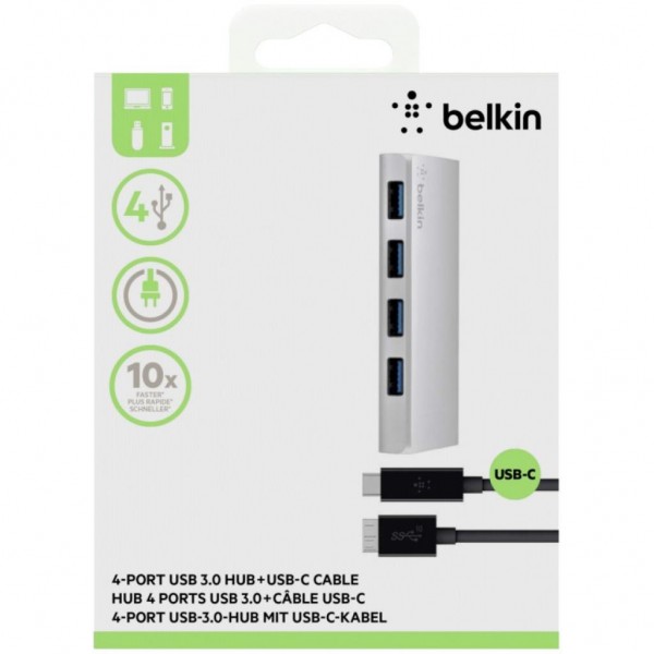 Концентратор Belkin Ultra-Slim Metal (F4U088vf)