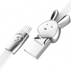 Кабель Rock Chinese Zodiac Micro cable 1M Rabbit-White