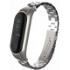 Ремешок UWatch Metal Strap For Xiaomi Mi Band 3 Silver
