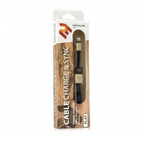 Кабель 2E USB2.0-Lightning Data/Charge Dual Metal, 1м Gold (2E-CCTI13M-1G)