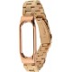 Ремешок UWatch Metal Strap For Xiaomi Mi Band 2 Rose Gold
