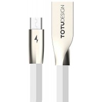 Кабель TOTU Joe Series Rhombus MicroUSB Cable 1.5m White