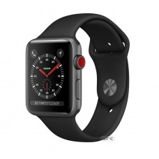Apple Watch Edition Series 3 GPS + Cellular 38mm Gray Ceramic w. Gray/Black Sport B. (MQK02)