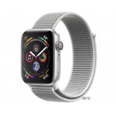 Apple Watch Series 4 (GPS + Cellular) 44mm Silver Aluminum Case with Seashell Sport Loop (MTUV2)