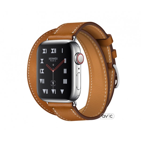 Apple Watch Hermes Series 4 GPS + Cellular 40mm Fauve Barenia Leather Double Tour (MU6P2)