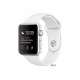 Apple Watch Series 1 38mm Silver Aluminum Case with White Sport Band (MNNG2)
