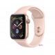Apple Watch Series 4 (GPS) 40mm Gold Aluminum Case with Pink Sand Sport Band (MU682)
