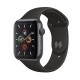 Apple Watch Series 5 GPS 44mm Space Gray Aluminum w. Black b.- Space Gray Aluminum (MWVF2)