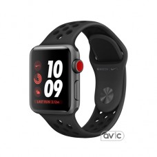 Apple Watch Series 3 Nike+ (GPS+LTE) 42mm Space Gray Aluminum Case/Anthracite Black Nike Sport Band (MQMF2)