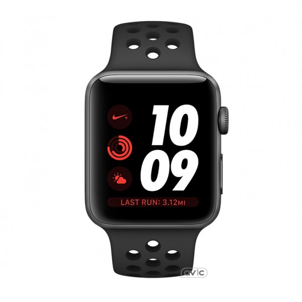 Apple Watch Series 3 Nike+ 42mm GPS Space Gray Aluminum Case with Anthracite/Black Nike Sport Band (MTF42)