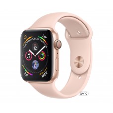 Apple Watch Series 4 (GPS + Cellular) 40mm Gold Aluminum Case with Pink Sand Sport Band (MTUJ2/MTVG2) (Open Box)