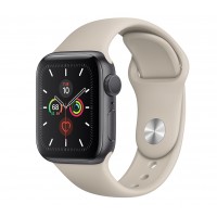 Apple Watch Series 5 (GPS) 44mm Space Gray Aluminum Case with Sport Band Stone