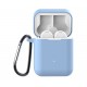 Чехол для Redmi AirDots Pro Silicon case с карабином Sky Blue